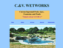 Tablet Screenshot of cv-wetworks.com